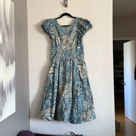 Ulla Johnson Malie Midi Dress in Paradise Lost Print - Picture 8 of 12